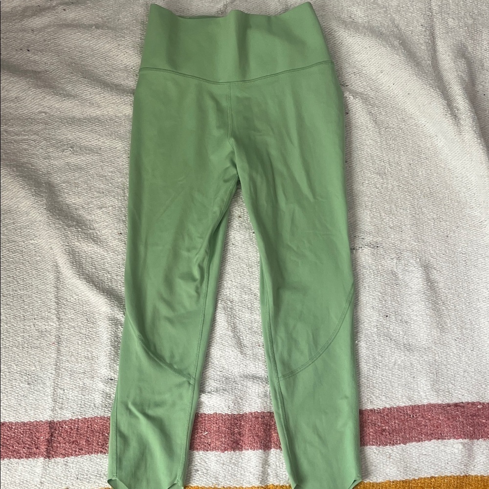(317)All in Motion Light Green Kids Leggings